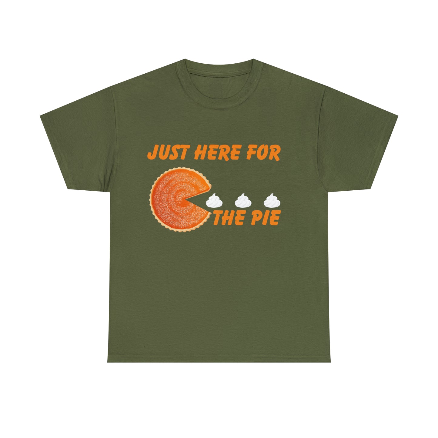 Men Just Here For The Pie | Heavy Cotton Tee