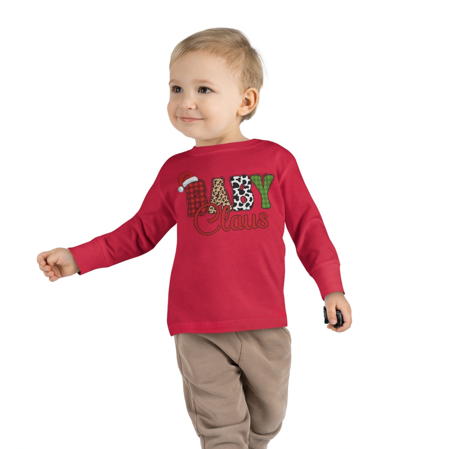 Baby Claus Toddler Christmas Long Sleeve Tee