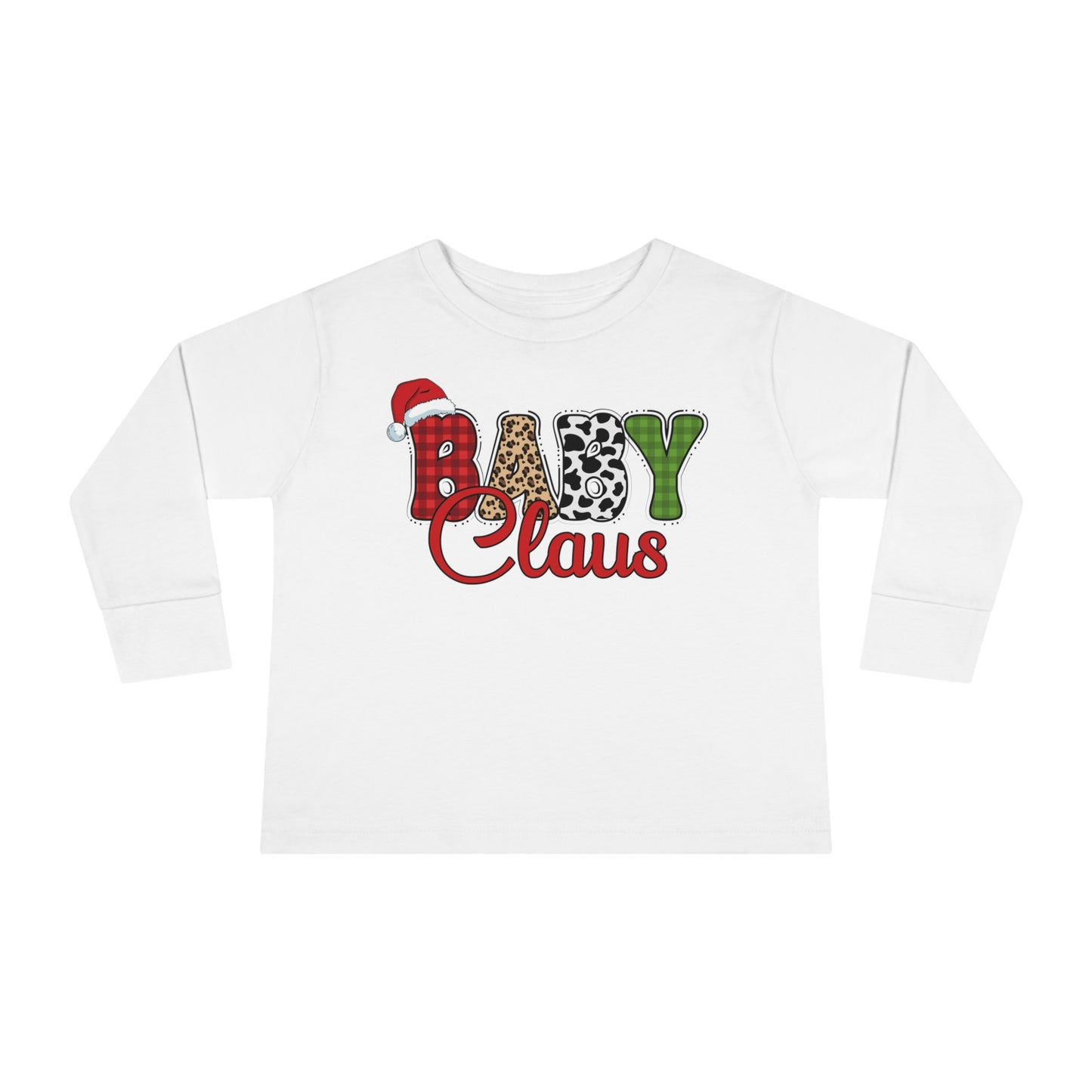 Baby Claus Toddler Christmas Long Sleeve Tee