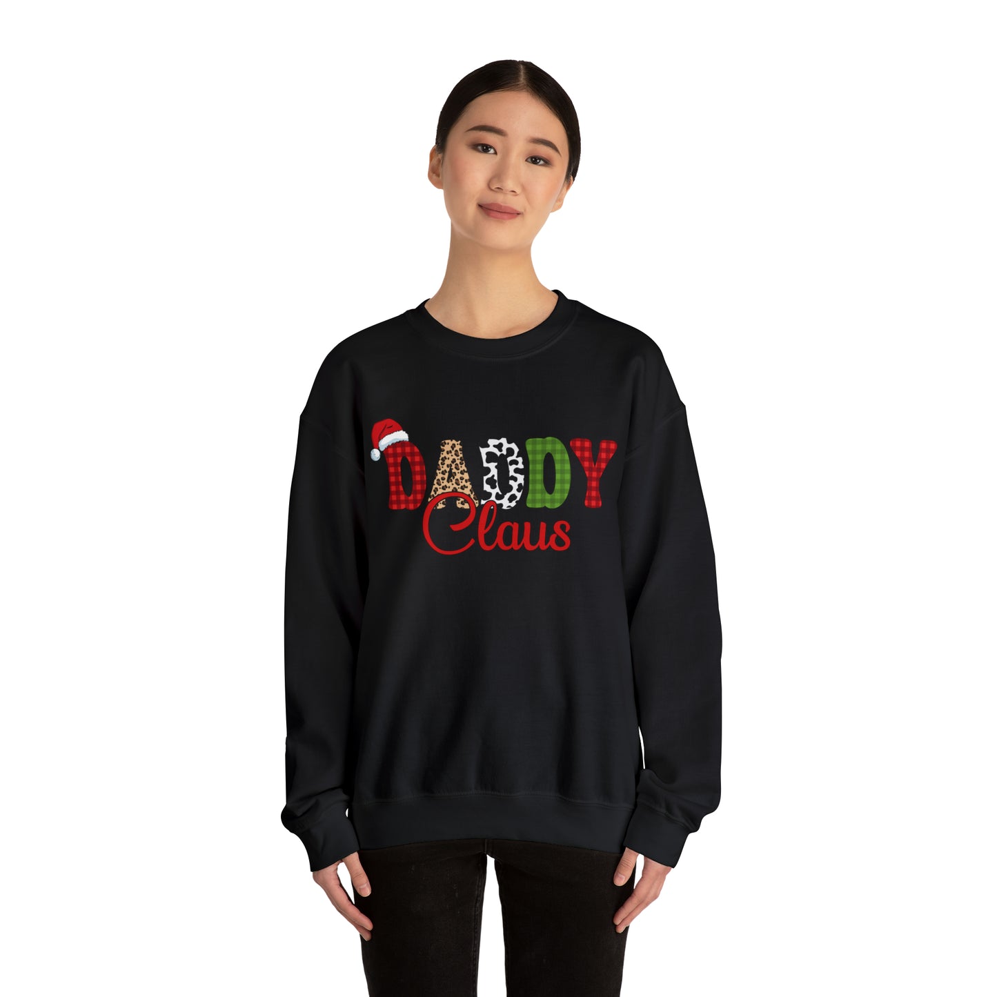 Daddy Claus Christmas | Crewneck Sweatshirt | Family Christmas Sweatshirt