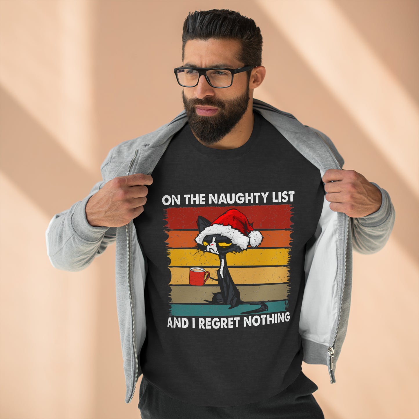 Unisex On The Naughty List And I Regret Nothing | Crewneck Sweatshirt |