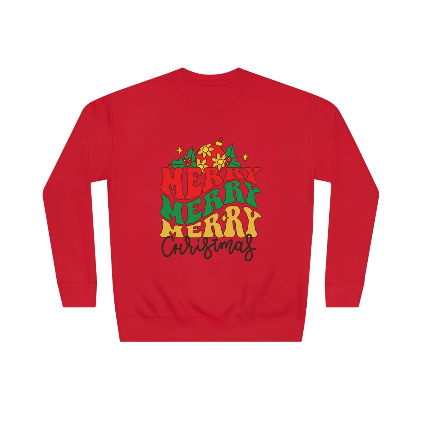 Unisex Merry Christmas Crew Sweatshirt