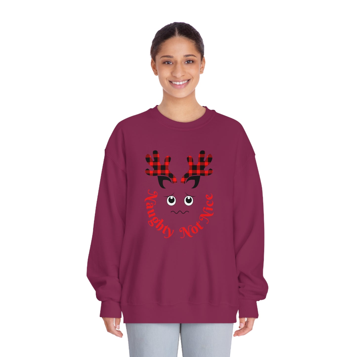 Naughty Not Nice | DryBlend® Crewneck Sweatshirt