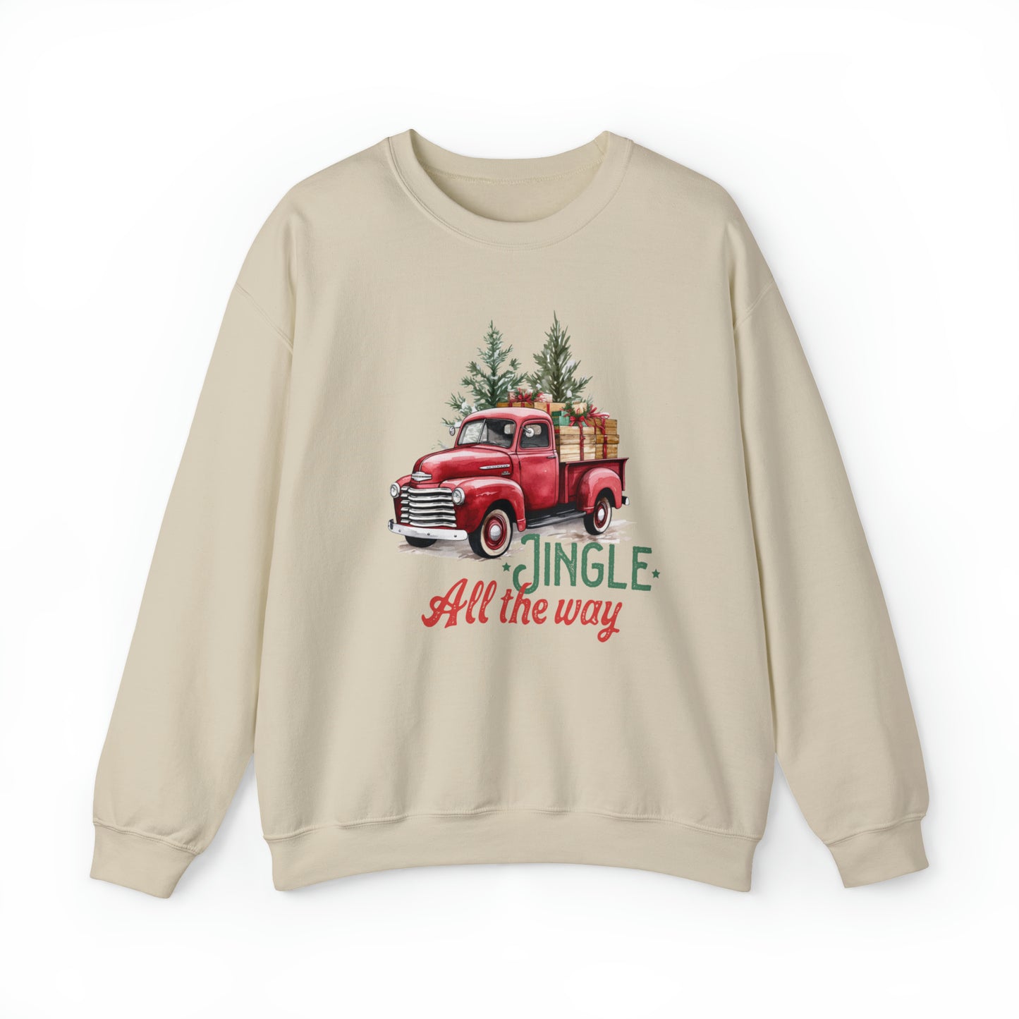 Jingle All The Way | Christmas Crewneck Sweatshirt
