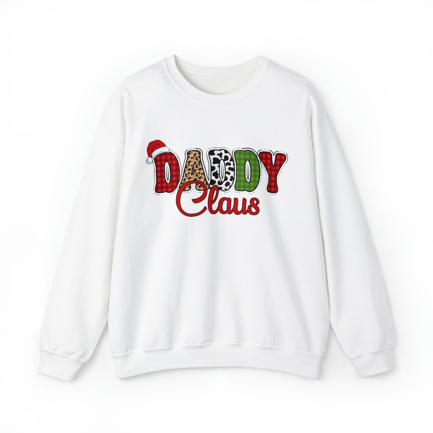 Daddy Claus Christmas | Crewneck Sweatshirt | Family Christmas Sweatshirt