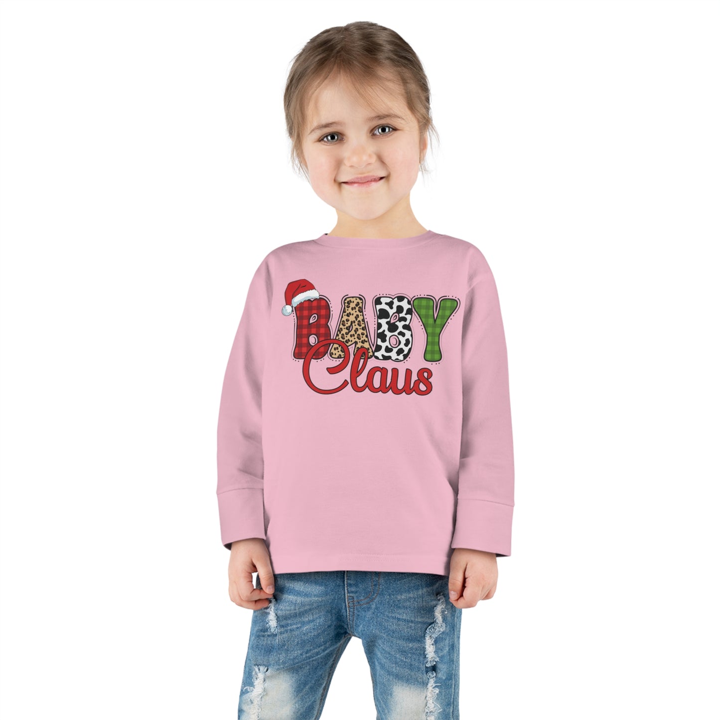 Baby Claus Toddler Christmas Long Sleeve Tee