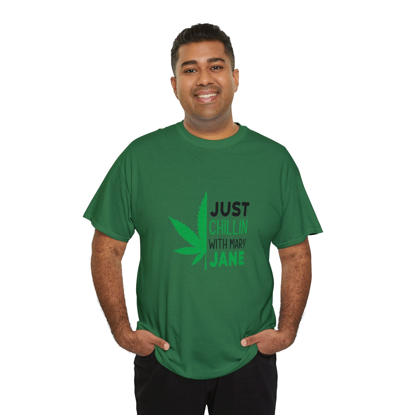 Just Chilling With Mary Jane | Cotton Tee | Unisex Sizing