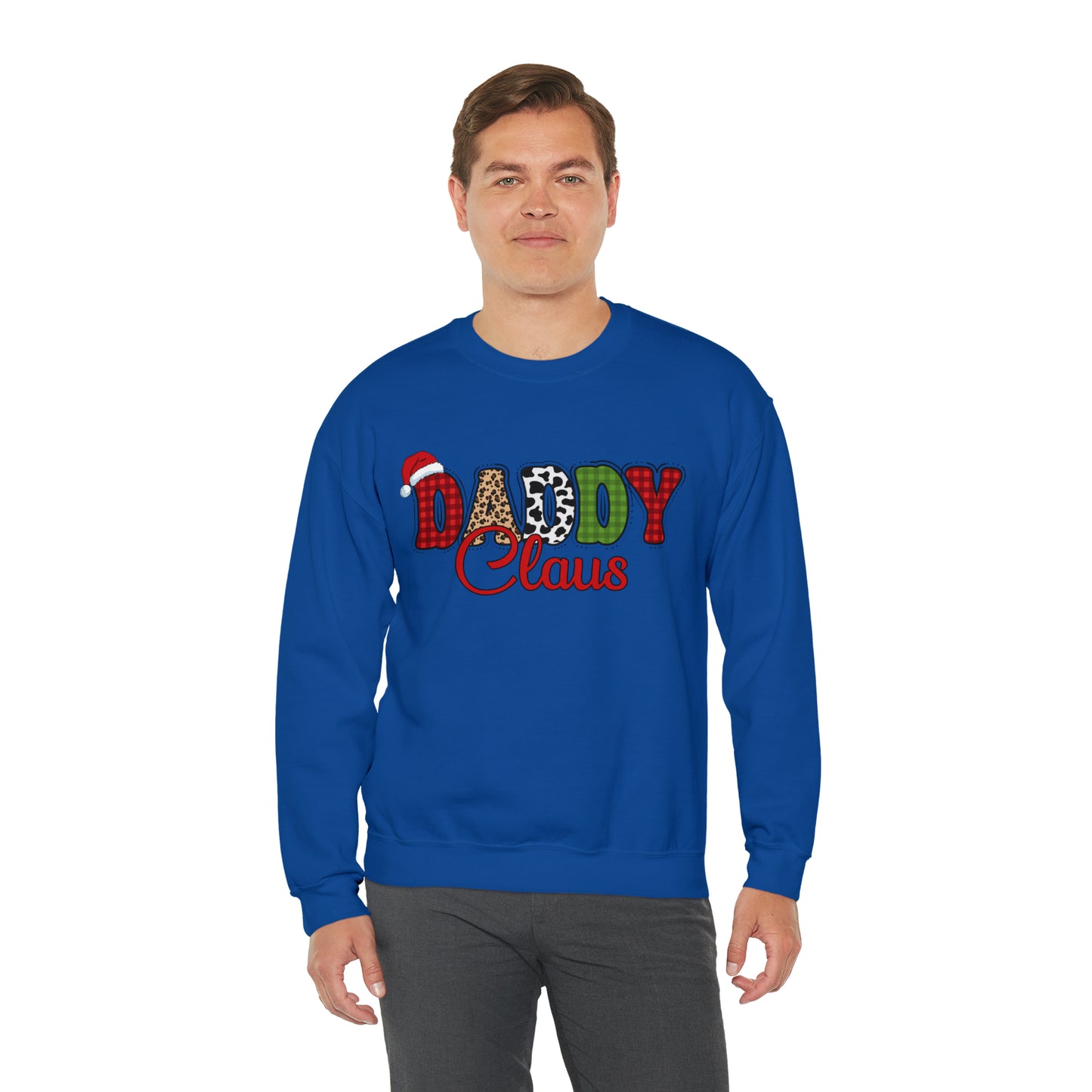 Daddy Claus Christmas | Crewneck Sweatshirt | Family Christmas Sweatshirt