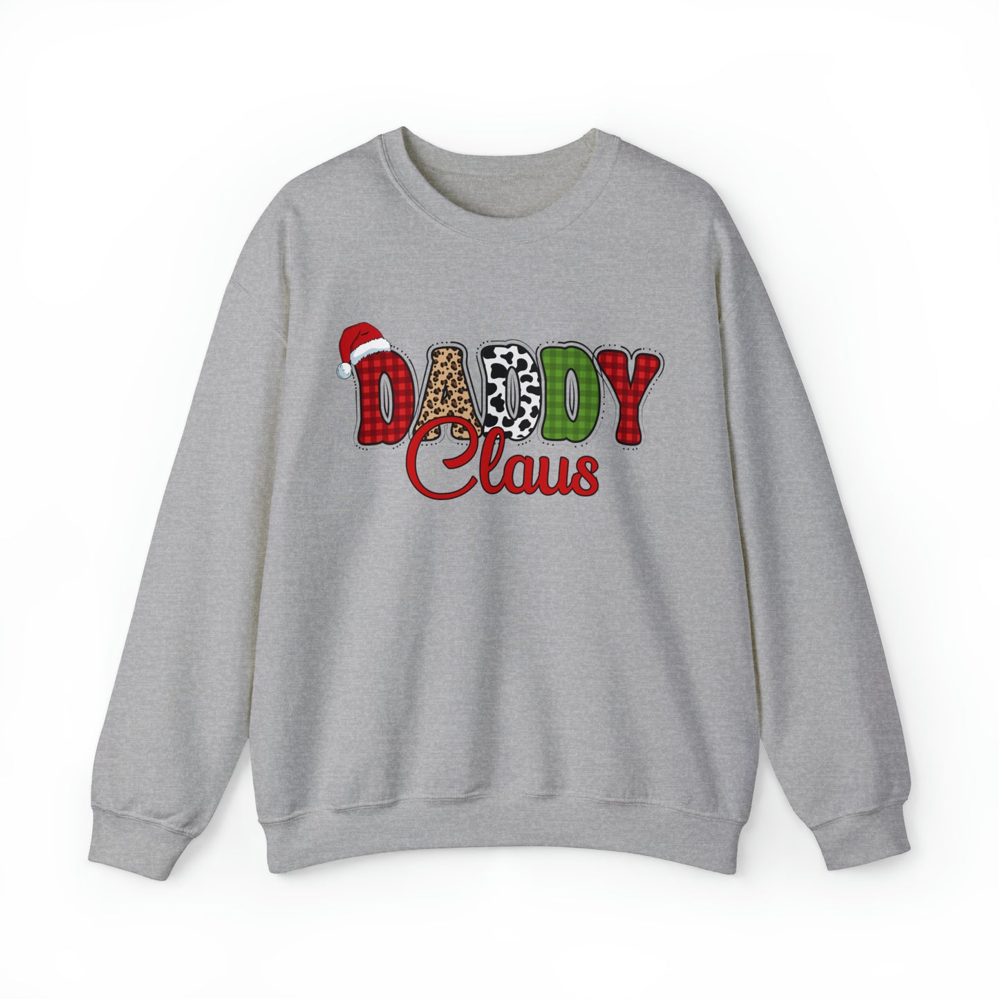 Daddy Claus Christmas | Crewneck Sweatshirt | Family Christmas Sweatshirt