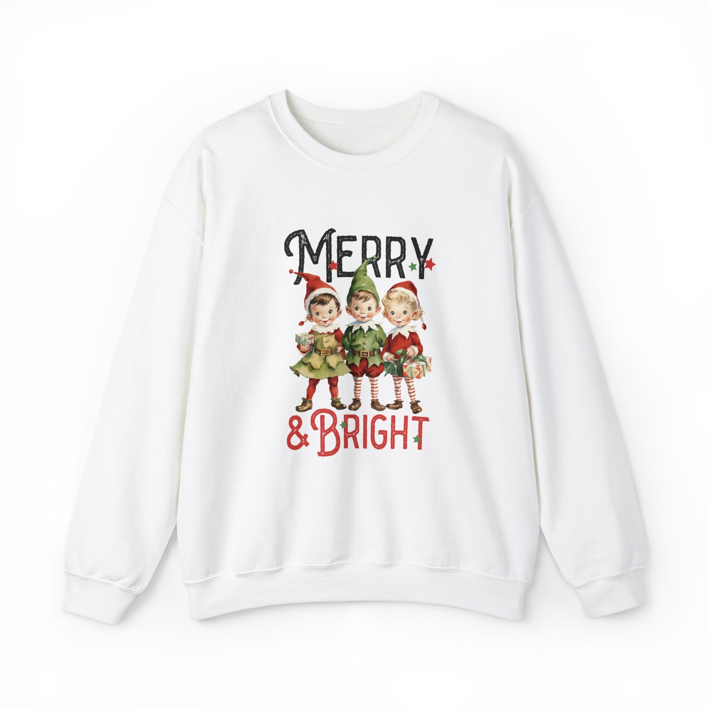 Merry & Bright Christmas | Crewneck Sweatshirt
