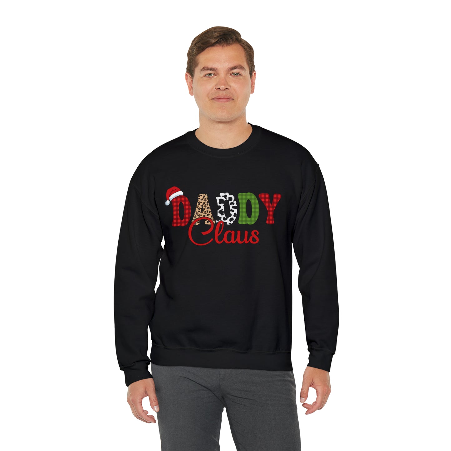 Daddy Claus Christmas | Crewneck Sweatshirt | Family Christmas Sweatshirt