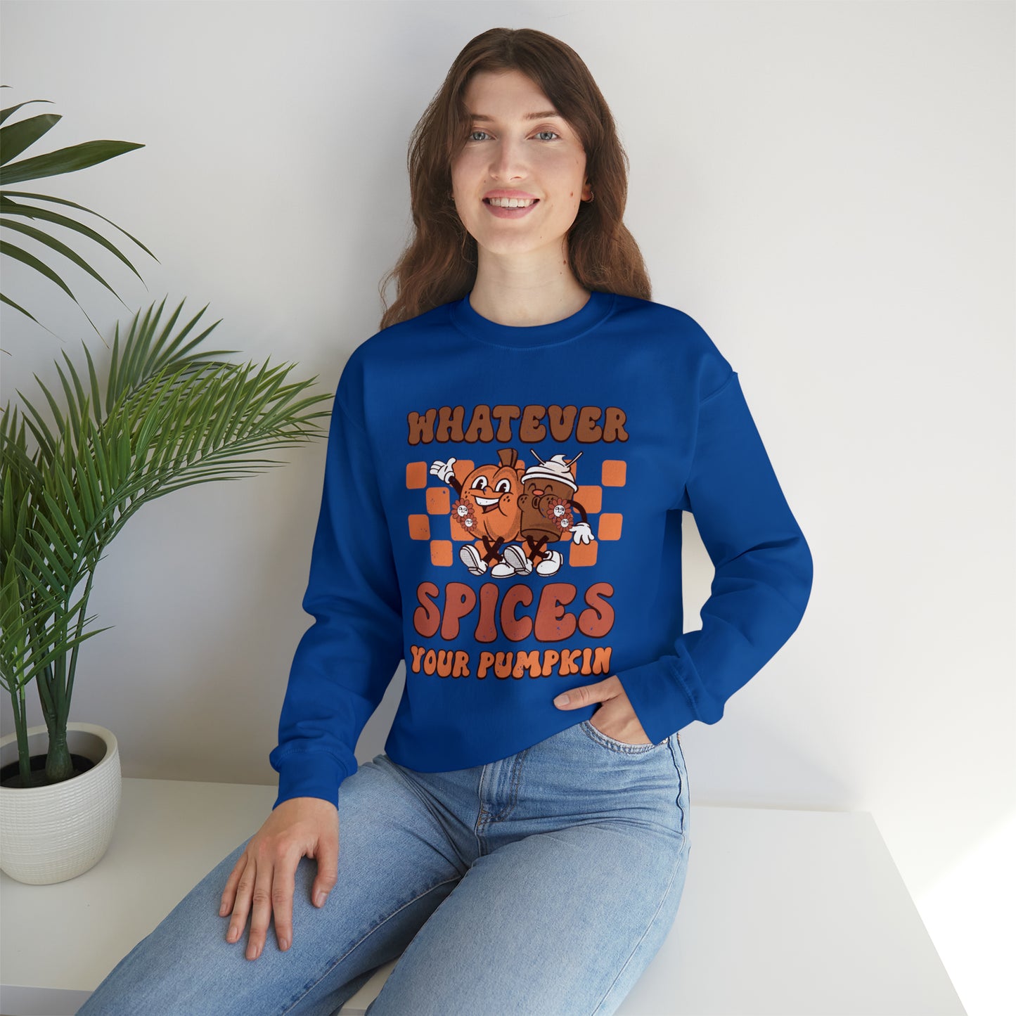 Whatever Spices Your Pumpkin | Unisex Crewneck Sweatshirt
