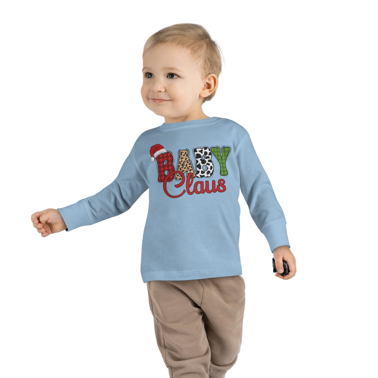 Baby Claus Toddler Christmas Long Sleeve Tee