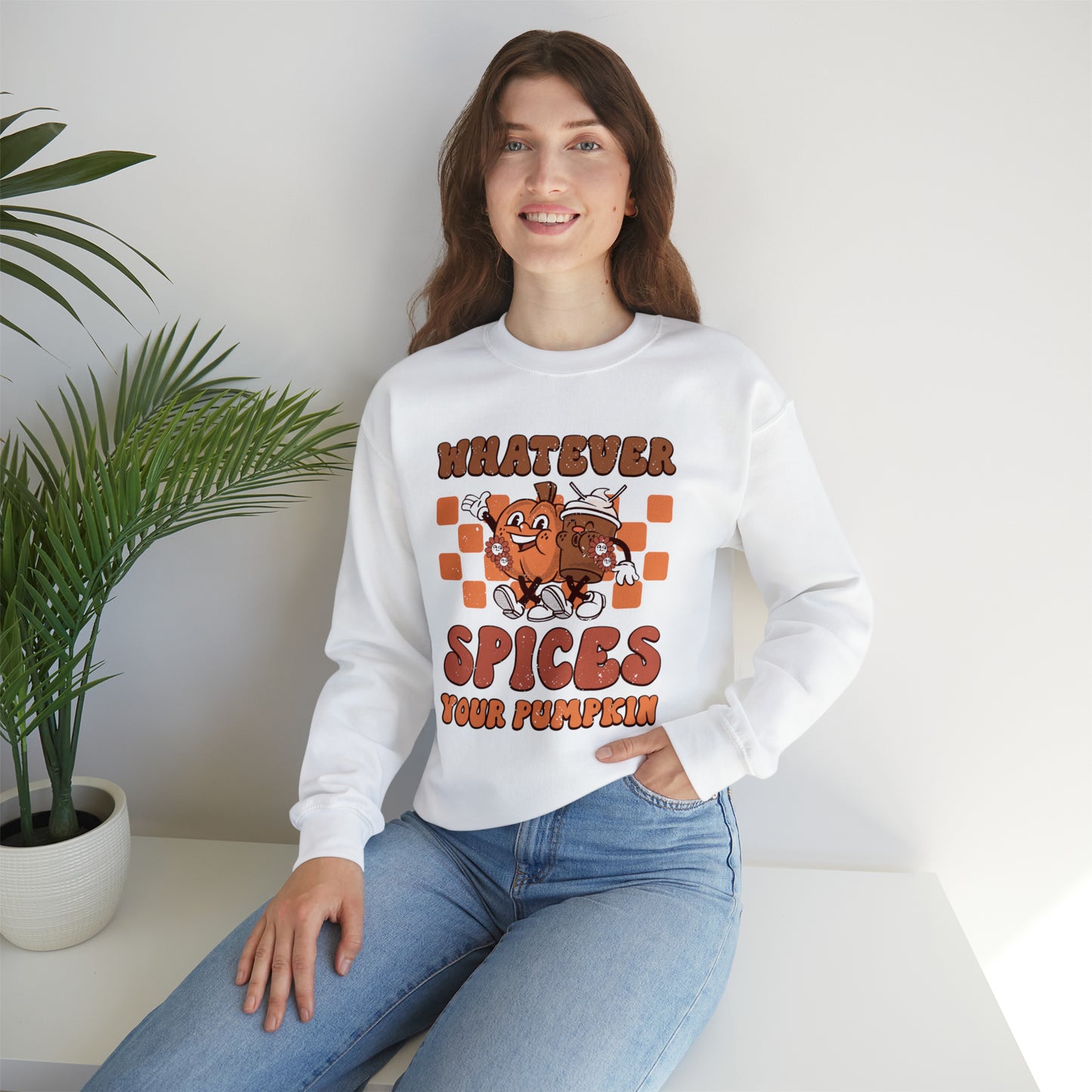 Whatever Spices Your Pumpkin | Unisex Crewneck Sweatshirt