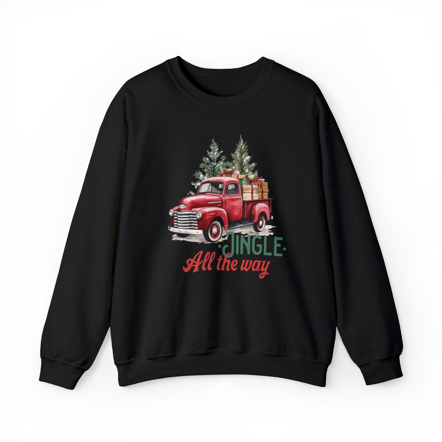 Jingle All The Way | Christmas Crewneck Sweatshirt