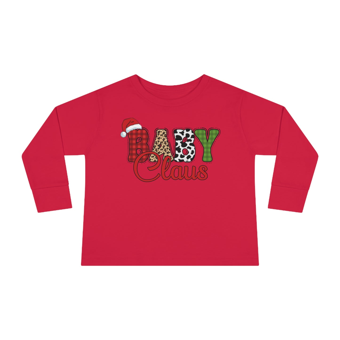 Baby Claus Toddler Christmas Long Sleeve Tee