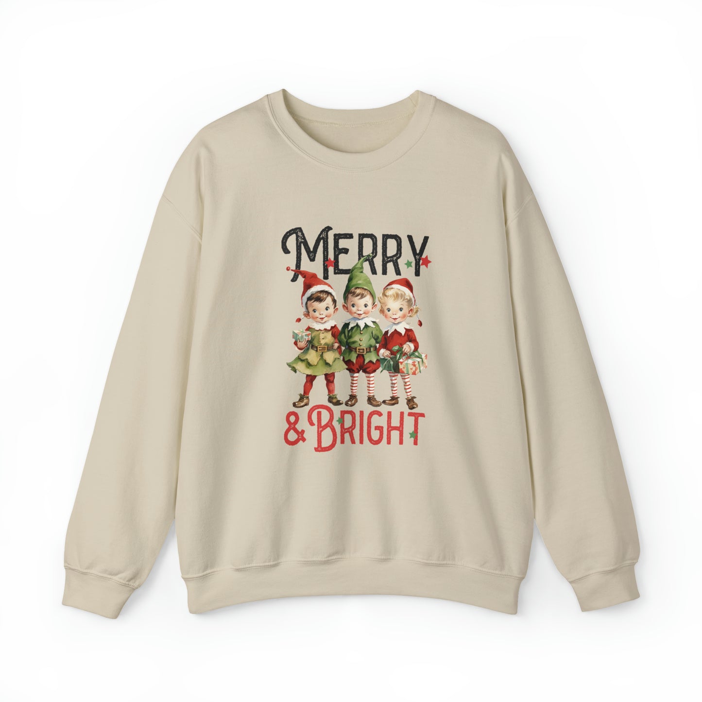 Merry & Bright Christmas | Crewneck Sweatshirt