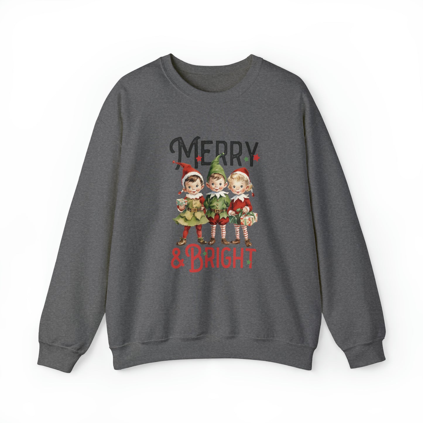 Merry & Bright Christmas | Crewneck Sweatshirt