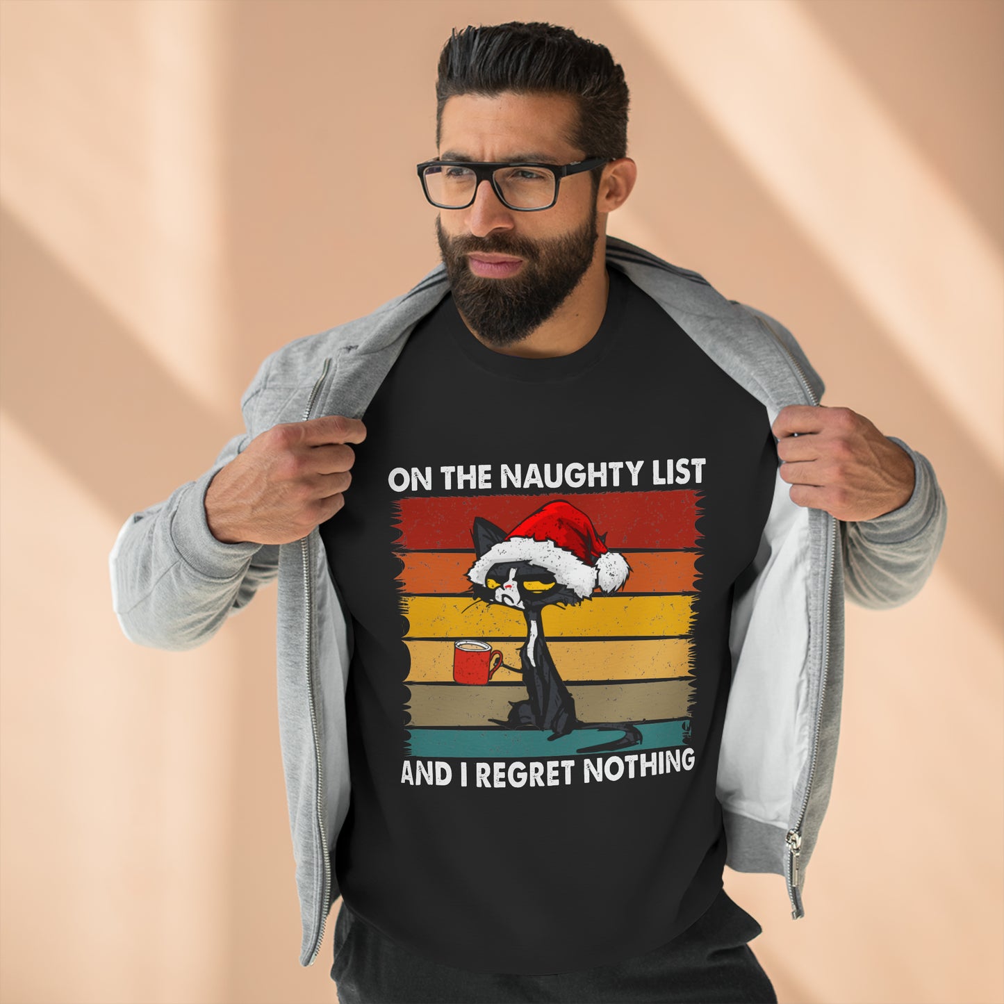 Unisex On The Naughty List And I Regret Nothing | Crewneck Sweatshirt |