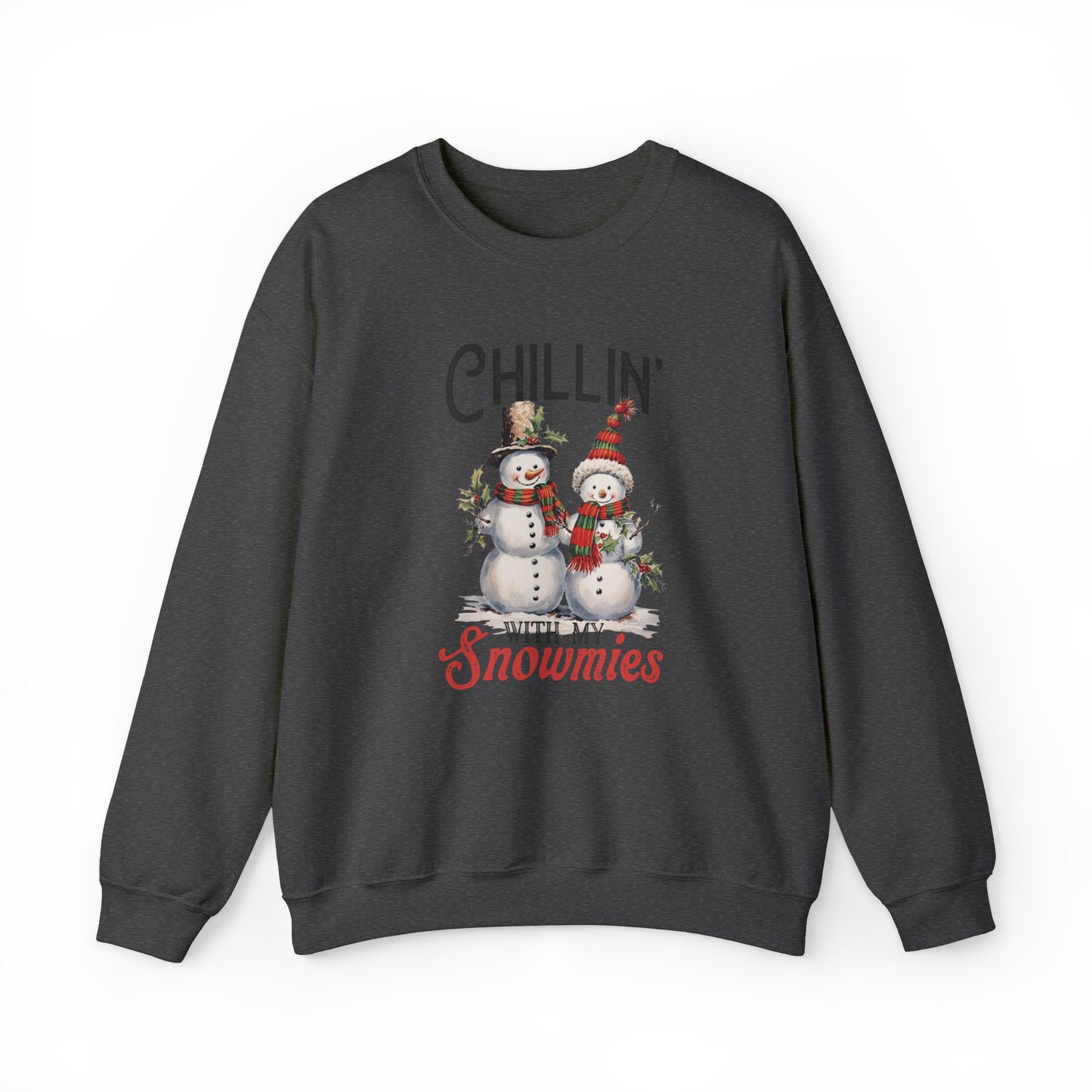 Chillin With My Snomies Christmas | Crewneck Sweatshirt | Bestie Christmas Sweatshirt
