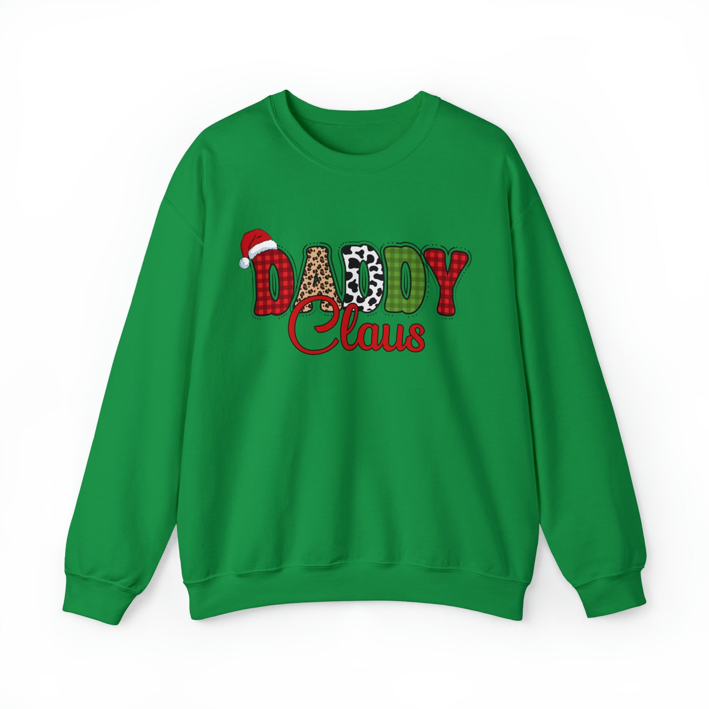 Daddy Claus Christmas | Crewneck Sweatshirt | Family Christmas Sweatshirt