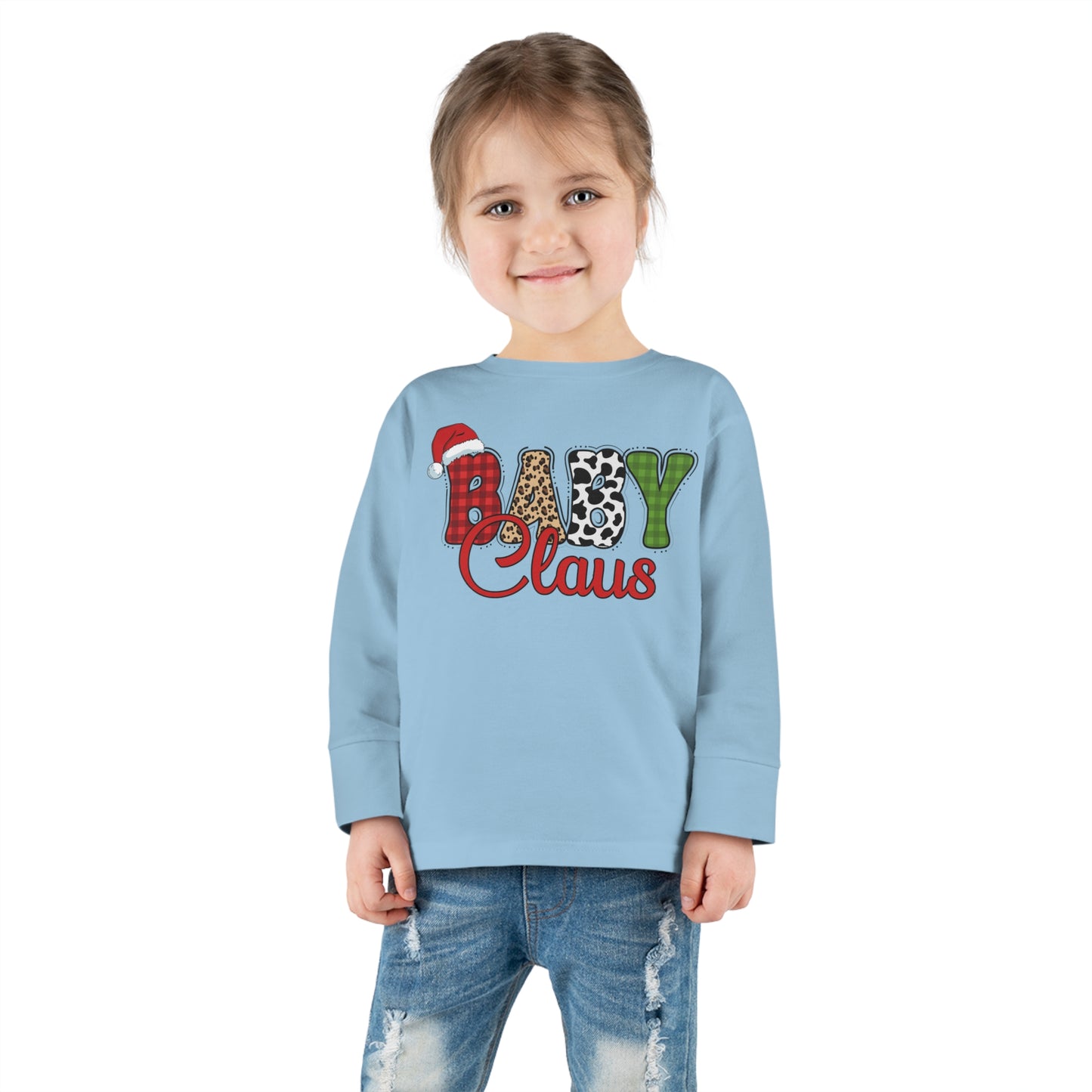 Baby Claus Toddler Christmas Long Sleeve Tee