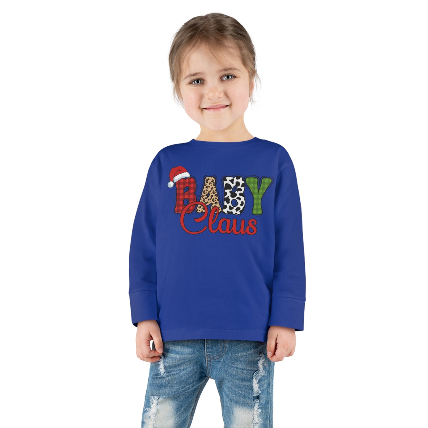 Baby Claus Toddler Christmas Long Sleeve Tee