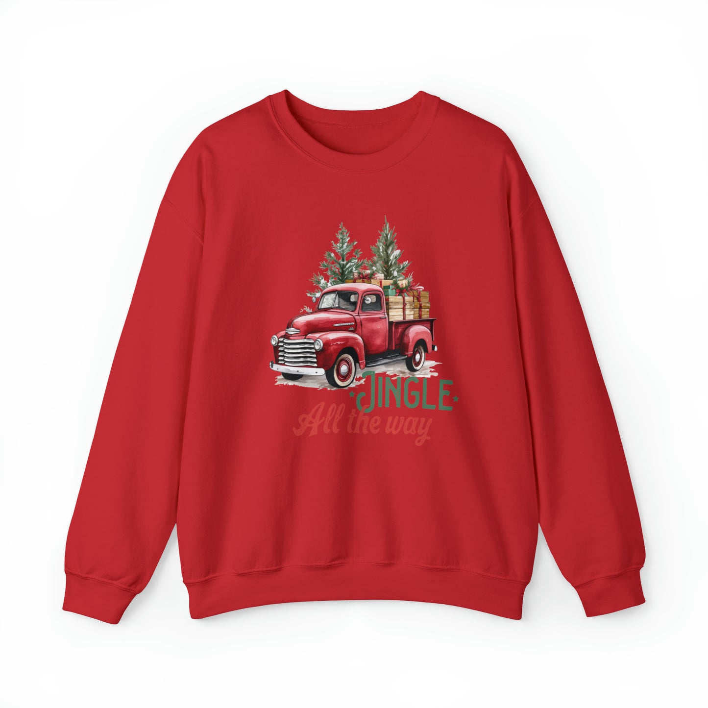 Jingle All The Way | Christmas Crewneck Sweatshirt