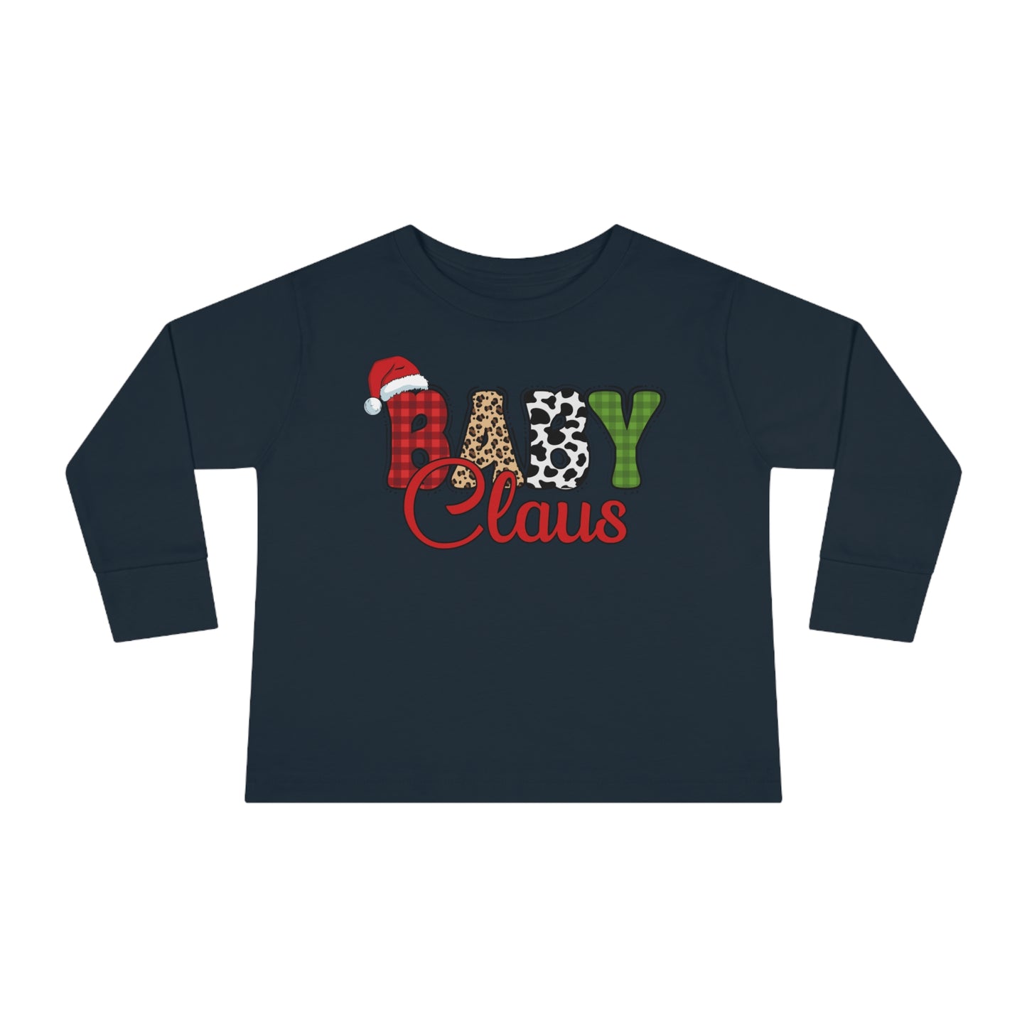 Baby Claus Toddler Christmas Long Sleeve Tee