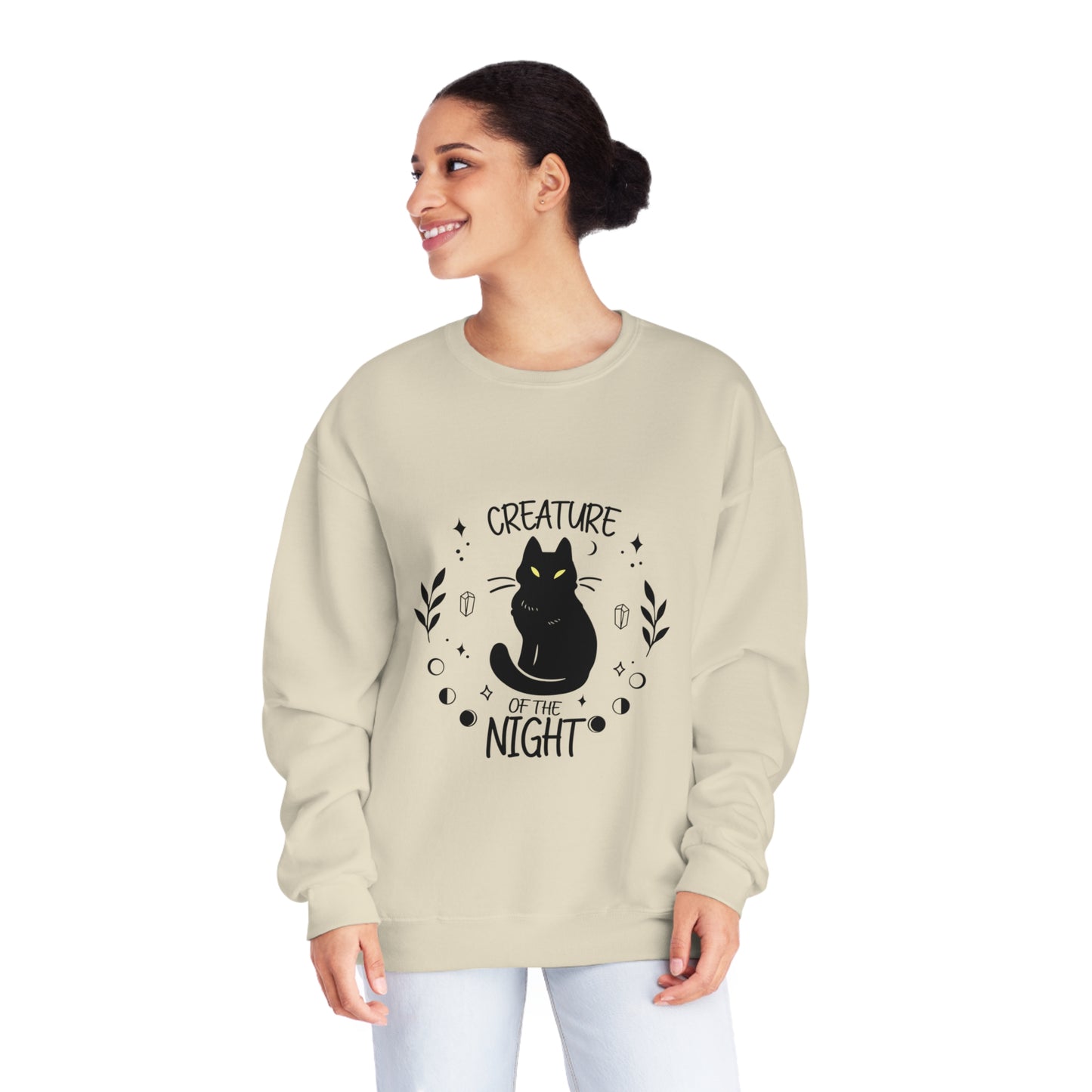 Creature Of The Night Crewneck Sweatshirt