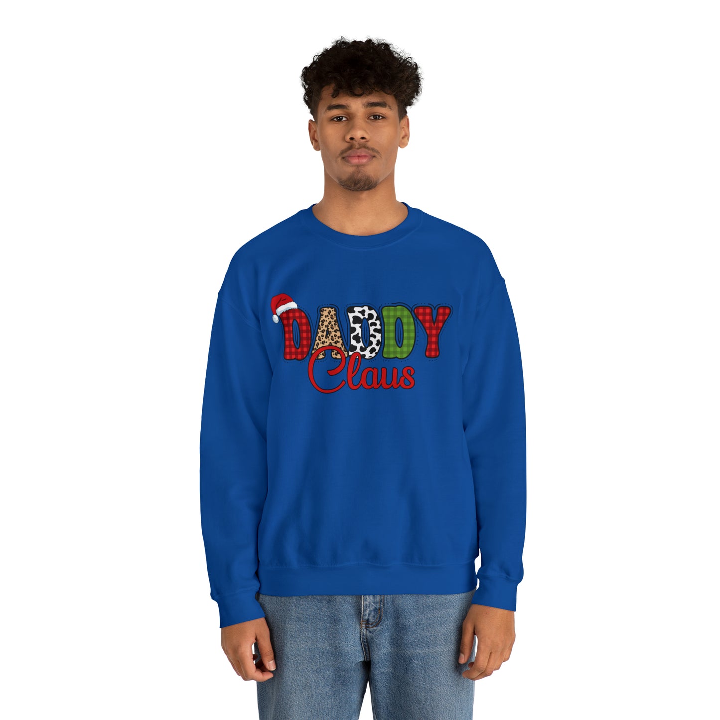 Daddy Claus Christmas | Crewneck Sweatshirt | Family Christmas Sweatshirt