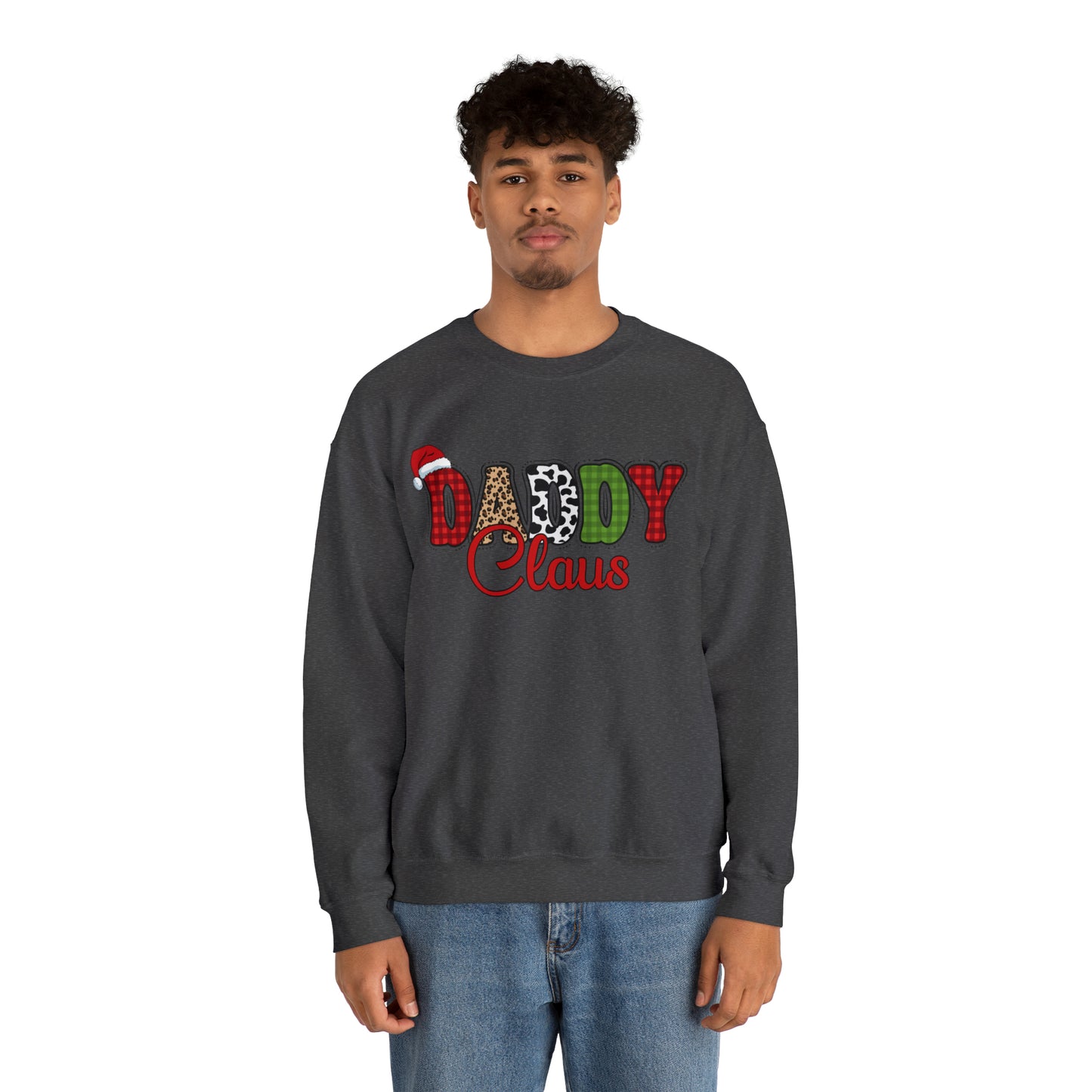 Daddy Claus Christmas | Crewneck Sweatshirt | Family Christmas Sweatshirt