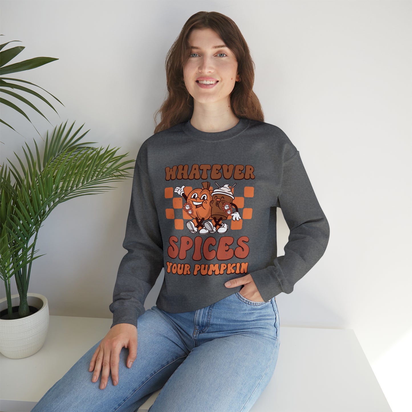 Whatever Spices Your Pumpkin | Unisex Crewneck Sweatshirt