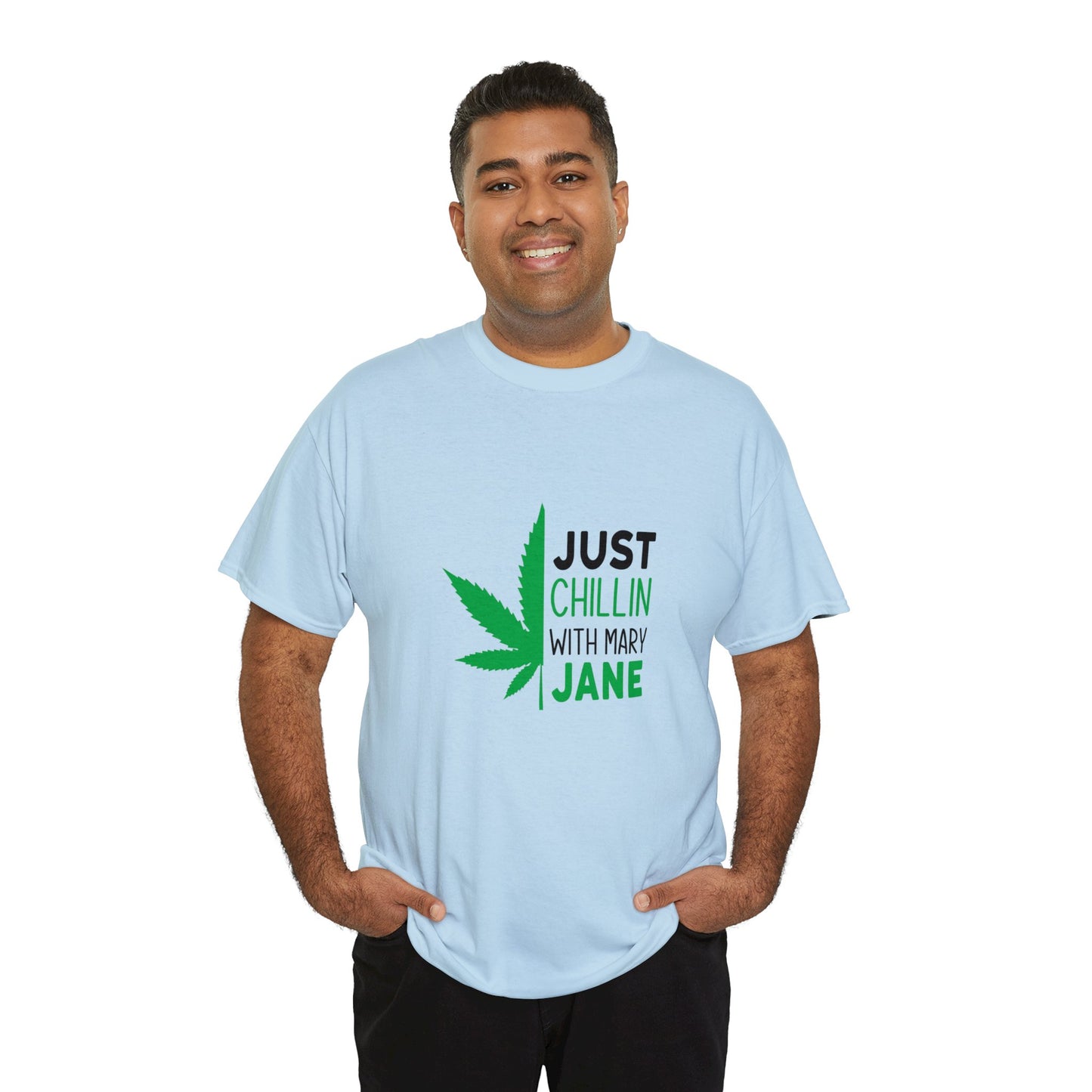 Just Chilling With Mary Jane | Cotton Tee | Unisex Sizing