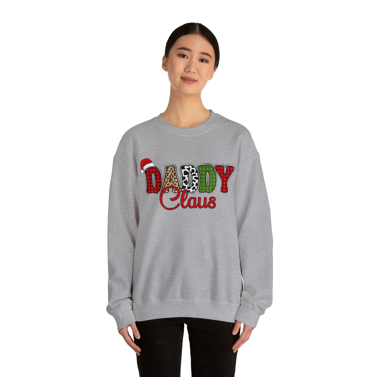 Daddy Claus Christmas | Crewneck Sweatshirt | Family Christmas Sweatshirt