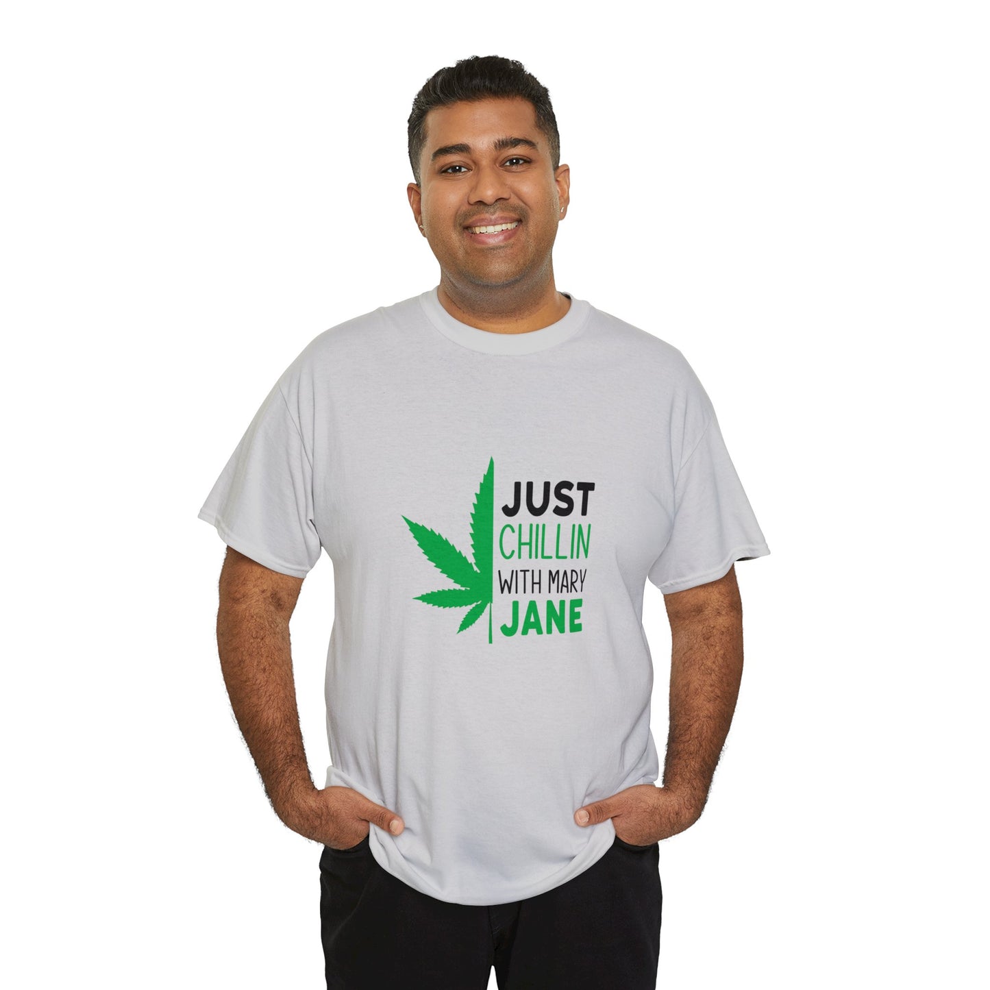 Just Chilling With Mary Jane | Cotton Tee | Unisex Sizing