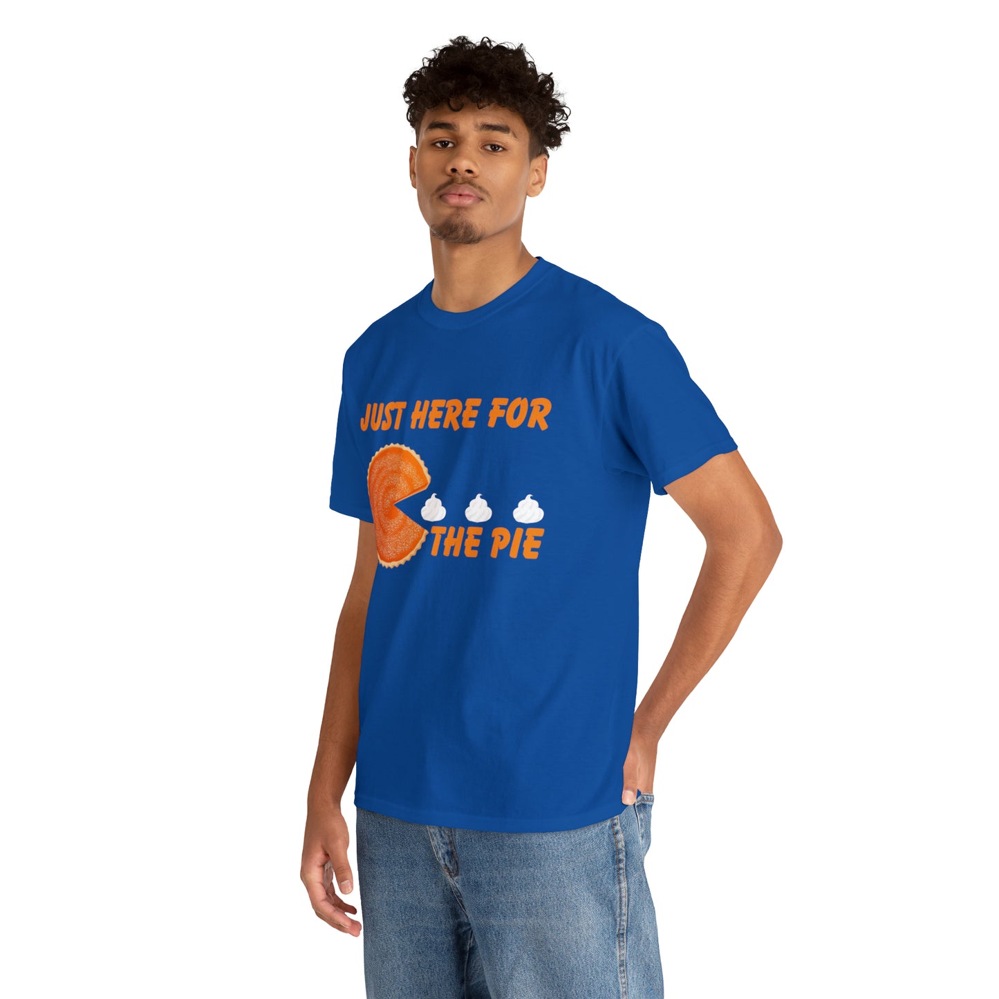Men Just Here For The Pie | Heavy Cotton Tee