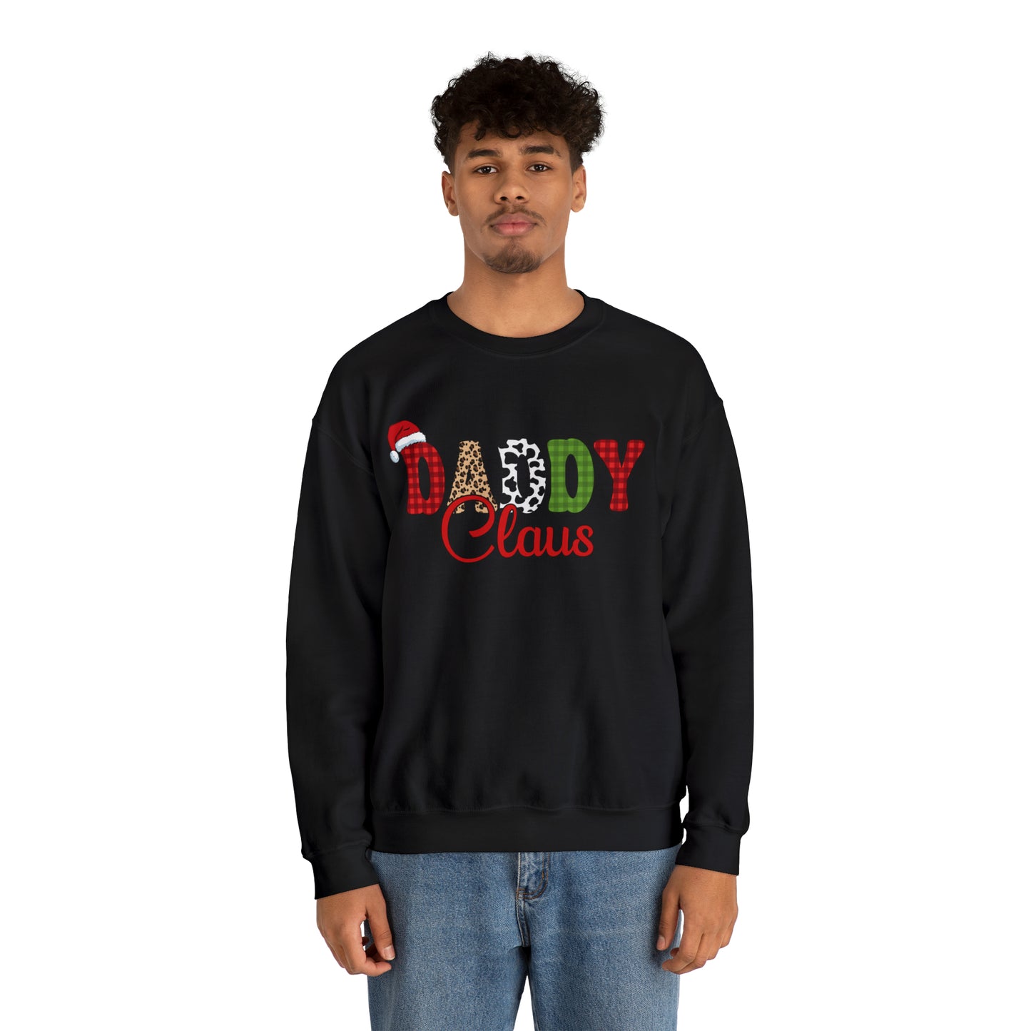 Daddy Claus Christmas | Crewneck Sweatshirt | Family Christmas Sweatshirt