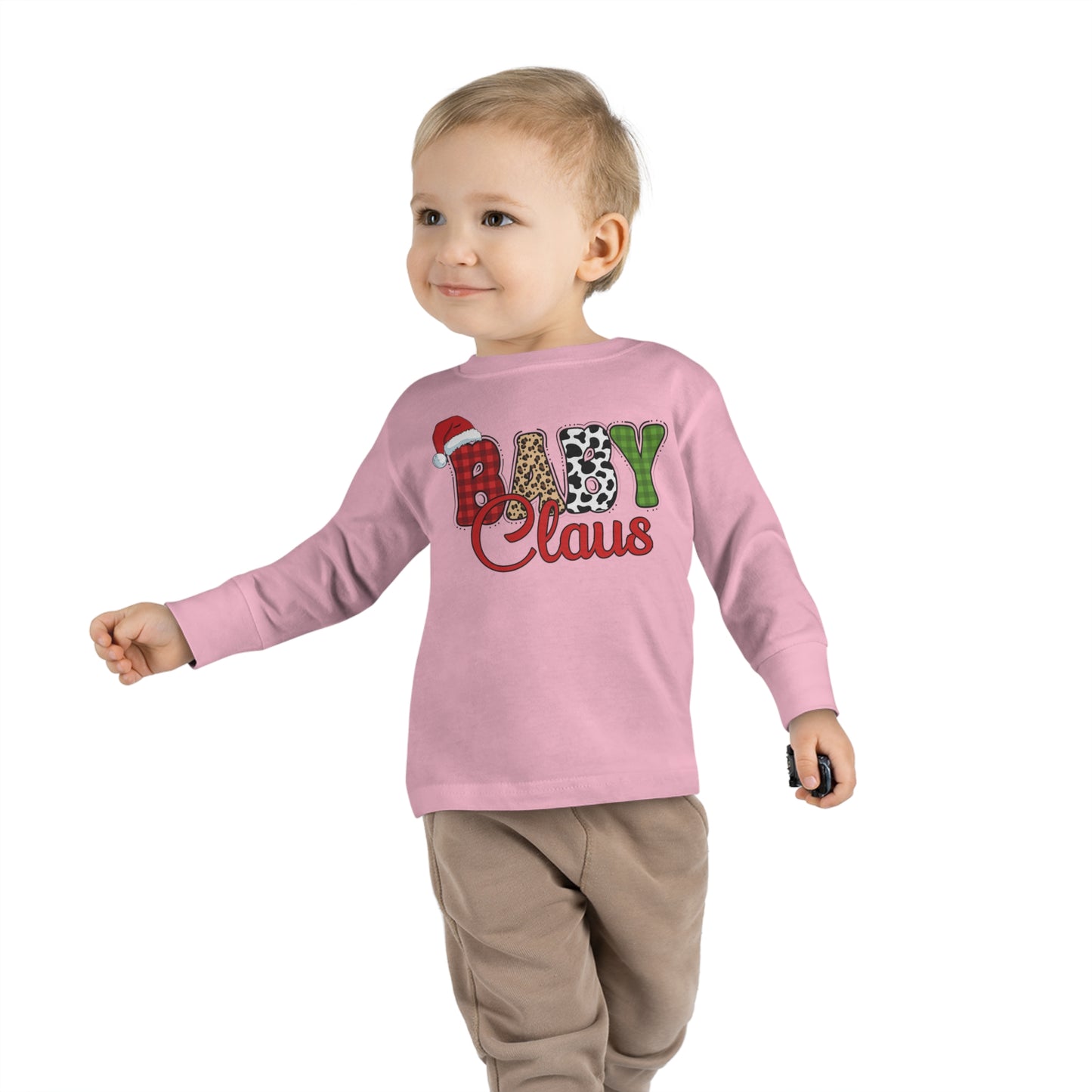 Baby Claus Toddler Christmas Long Sleeve Tee