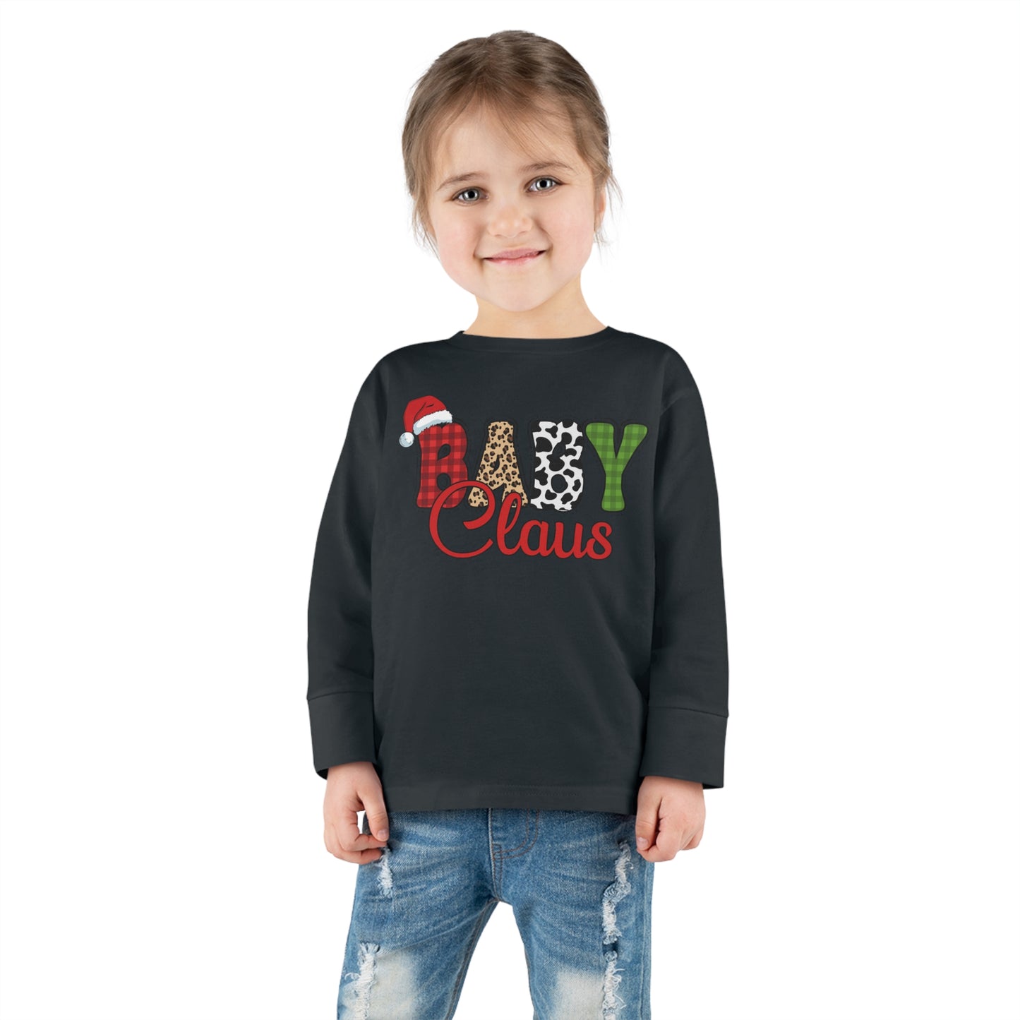 Baby Claus Toddler Christmas Long Sleeve Tee
