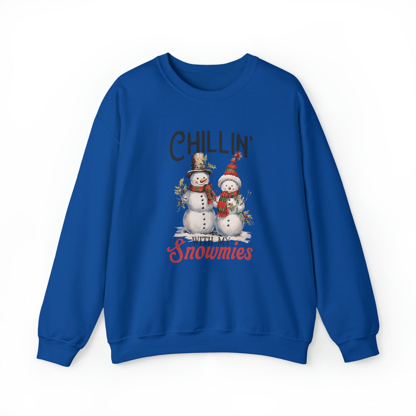 Chillin With My Snomies Christmas | Crewneck Sweatshirt | Bestie Christmas Sweatshirt