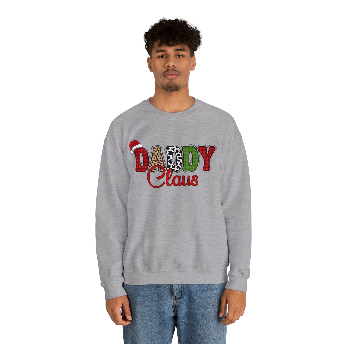 Daddy Claus Christmas | Crewneck Sweatshirt | Family Christmas Sweatshirt