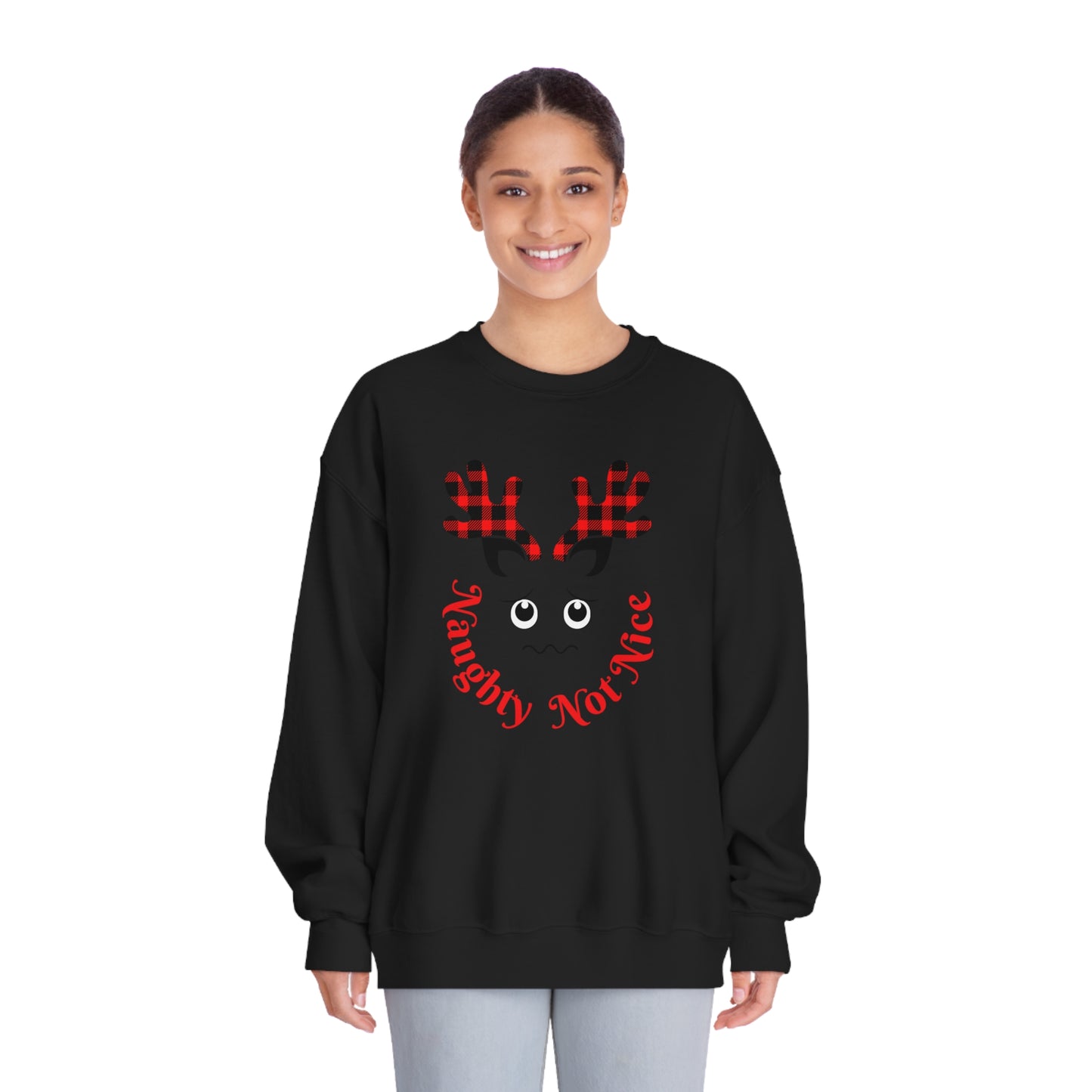 Naughty Not Nice | DryBlend® Crewneck Sweatshirt