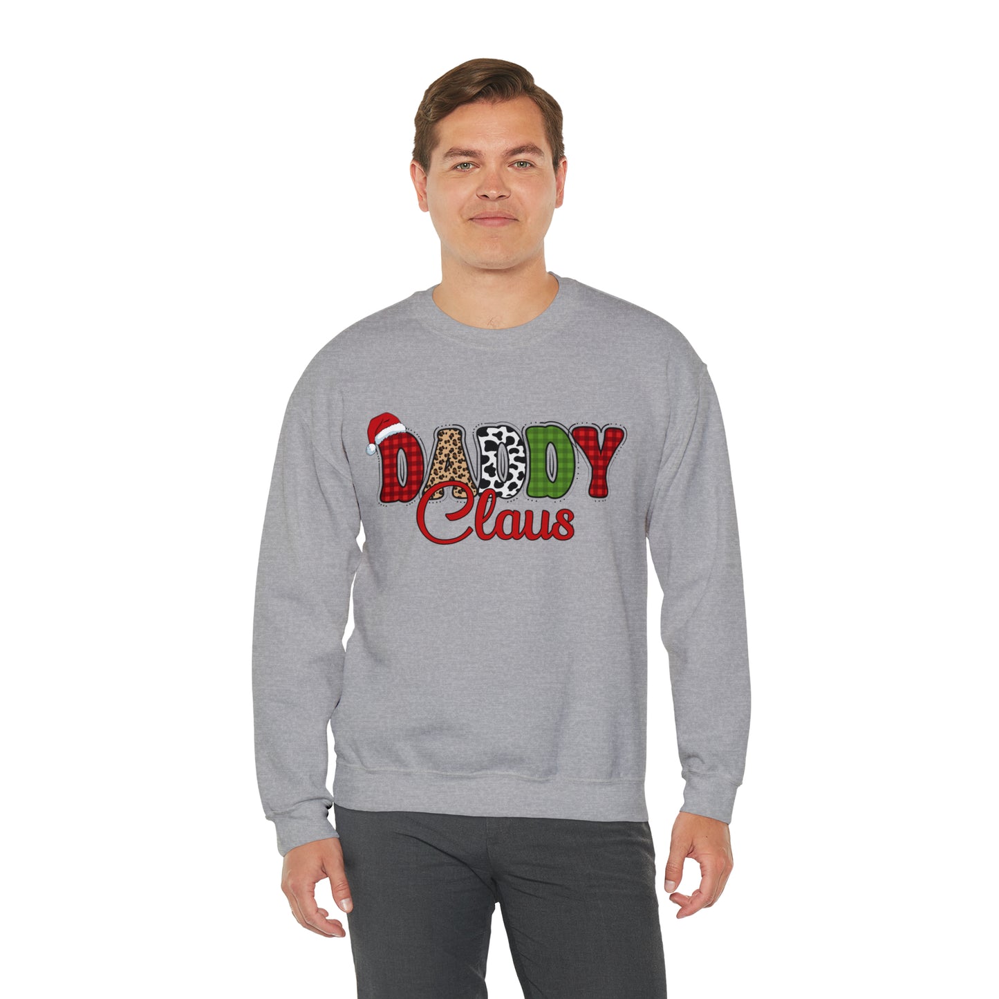 Daddy Claus Christmas | Crewneck Sweatshirt | Family Christmas Sweatshirt