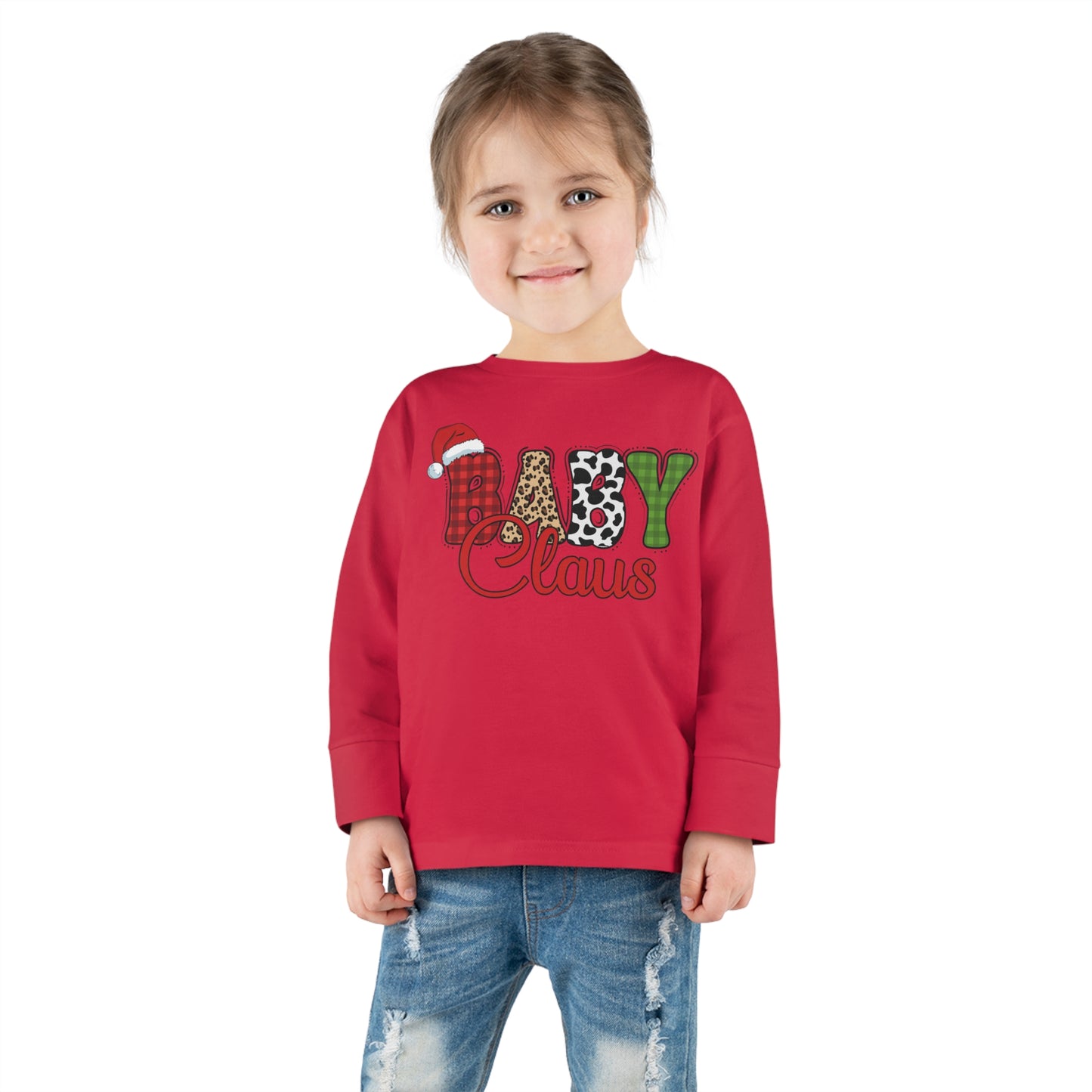 Baby Claus Toddler Christmas Long Sleeve Tee