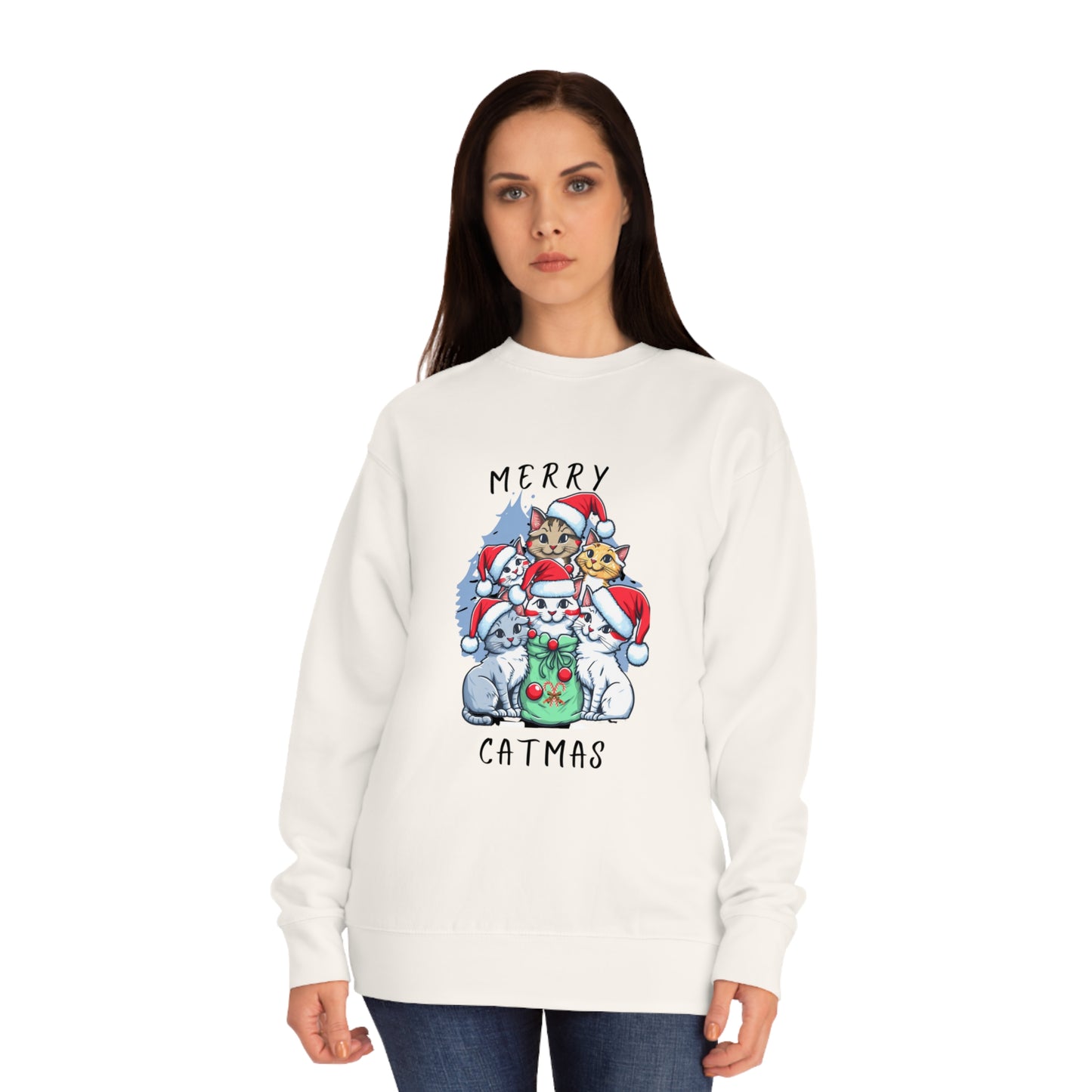 Merry Catmas Crew Sweatshirt