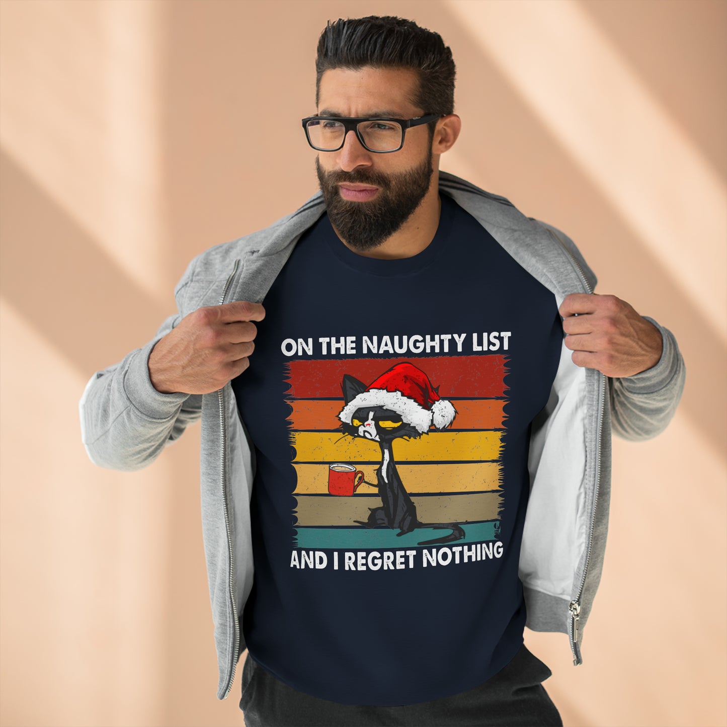 Unisex On The Naughty List And I Regret Nothing | Crewneck Sweatshirt |