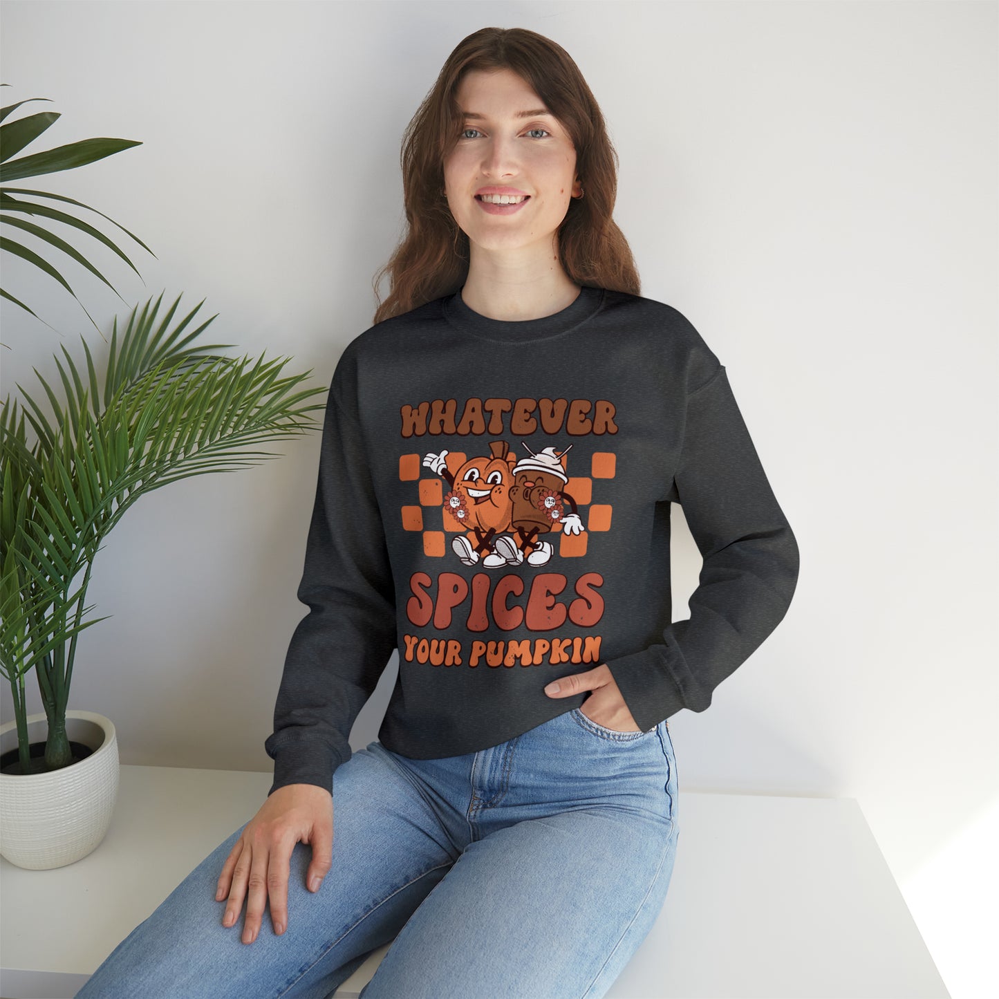 Whatever Spices Your Pumpkin | Unisex Crewneck Sweatshirt