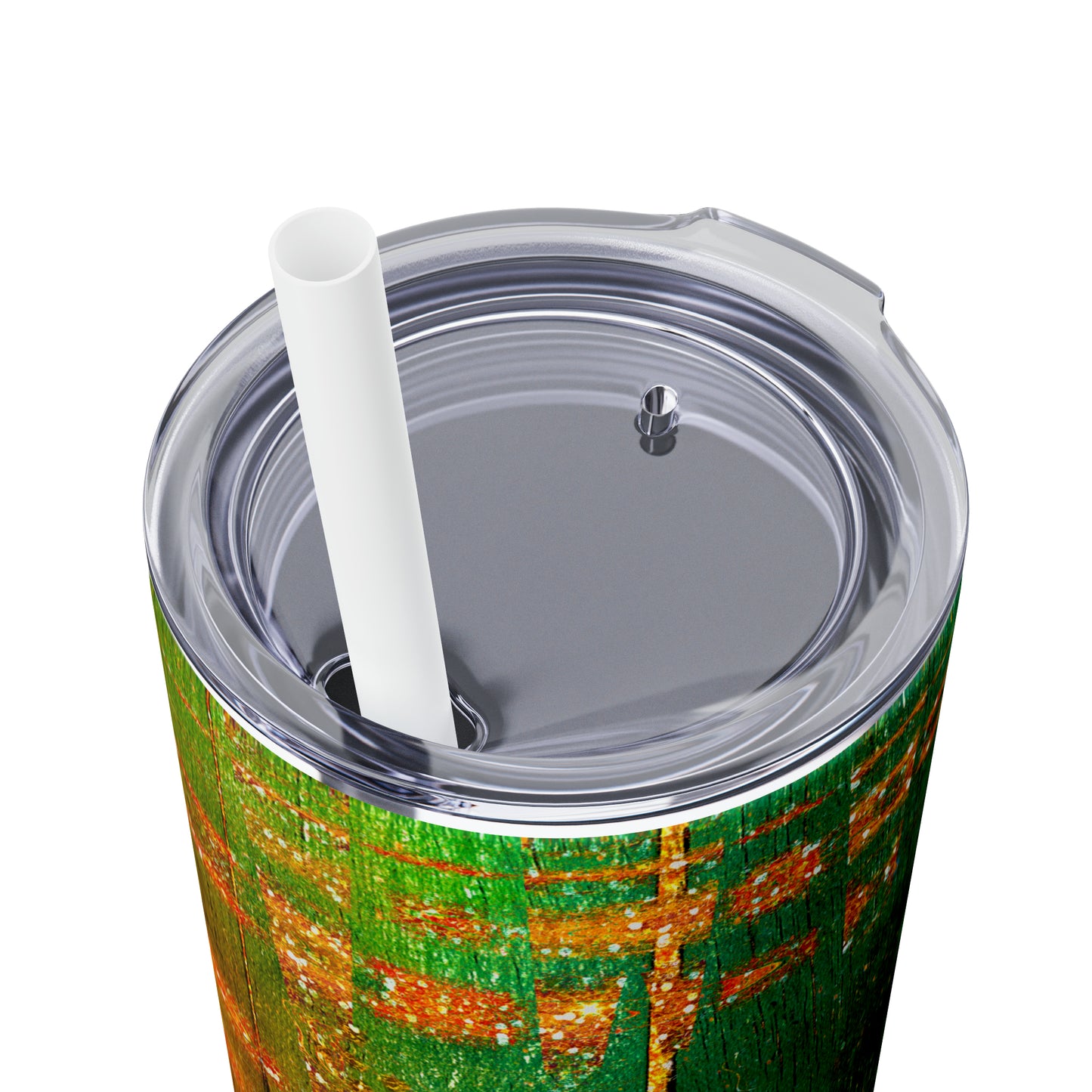 Wood Galaxy | Skinny Tumbler with Straw, 20oz | BPA-Free & Non-Toxic | Perfect For The Whole Family.