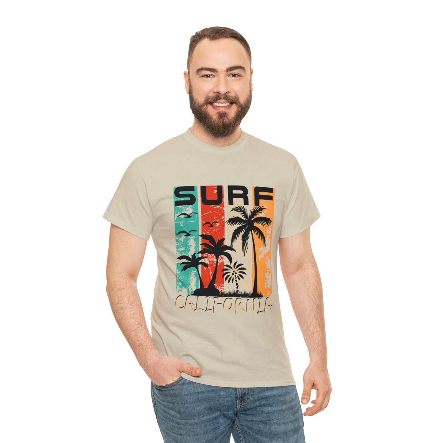 Surf California Cotton Tee